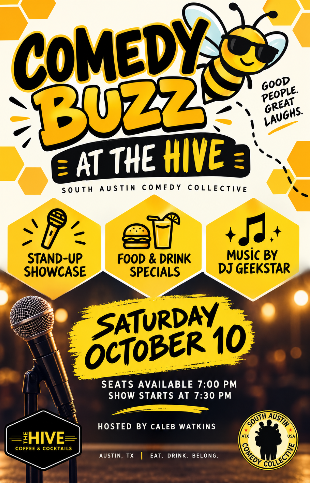 Comedy Buzz: Free Stand-Up Comedy at The Hive