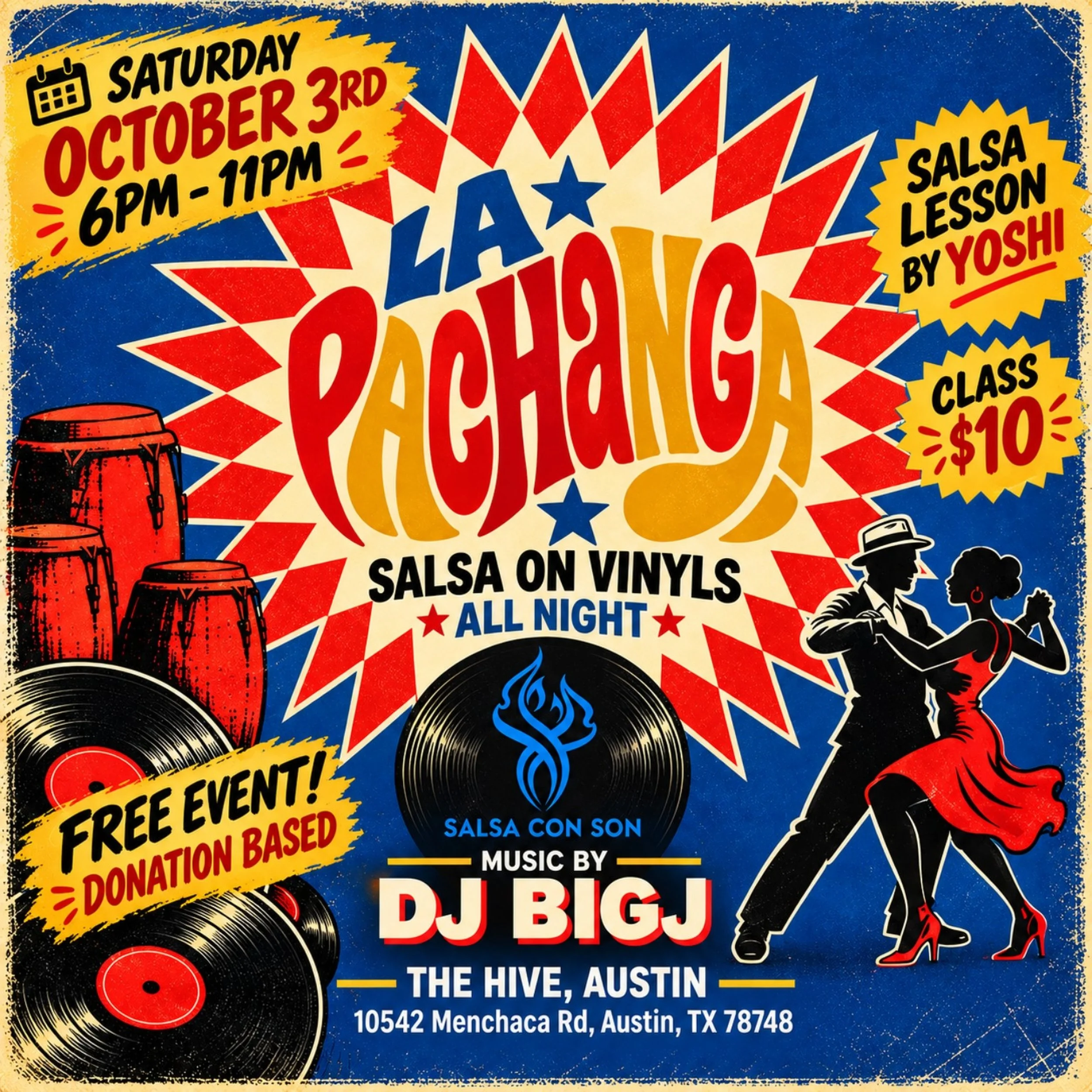 La Pachanga: Salsa on Vinyl at The Hive