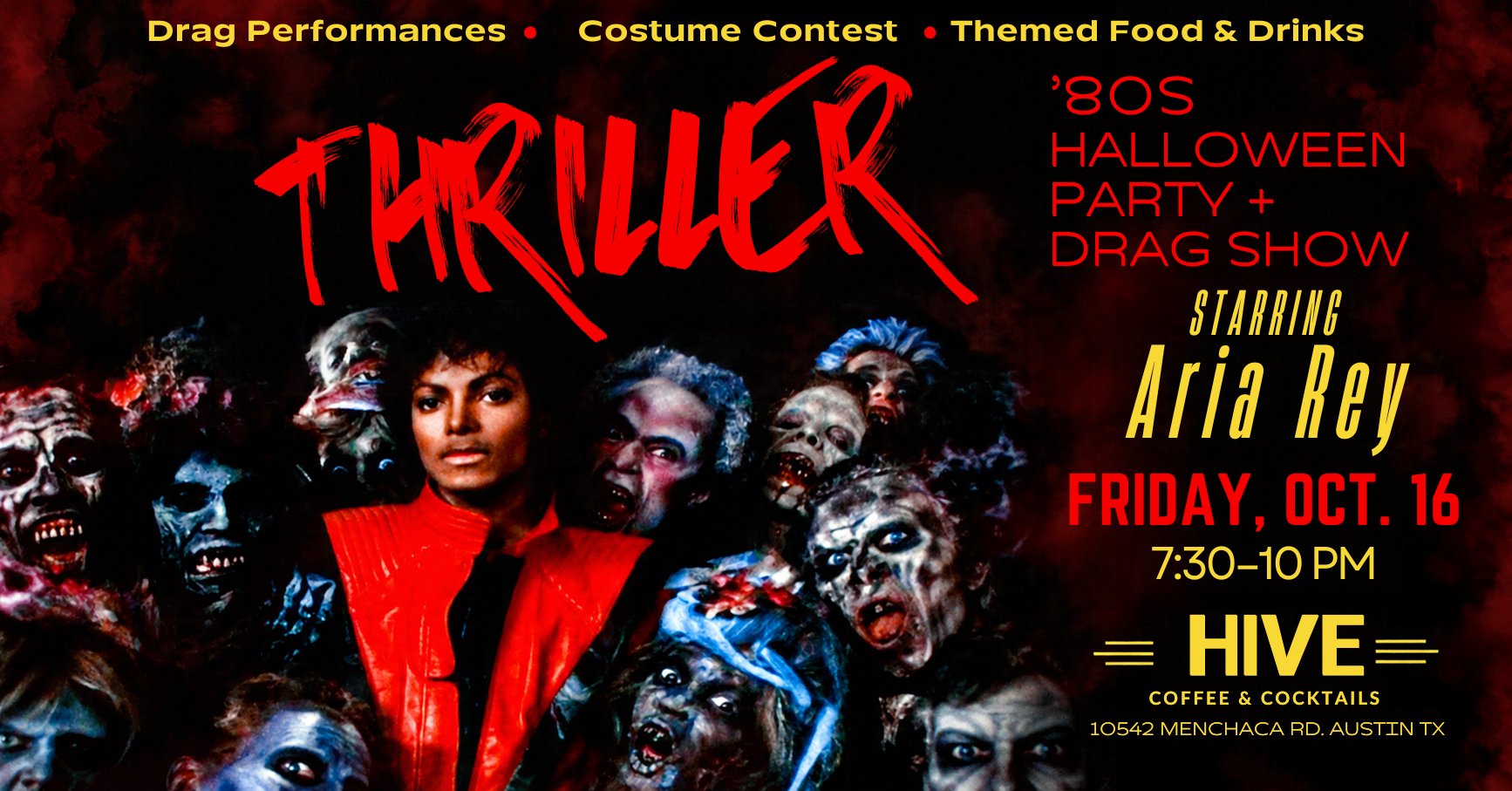 THRILLER: A Michael Jackson Drag Show at The Hive 🧟‍♀️✨