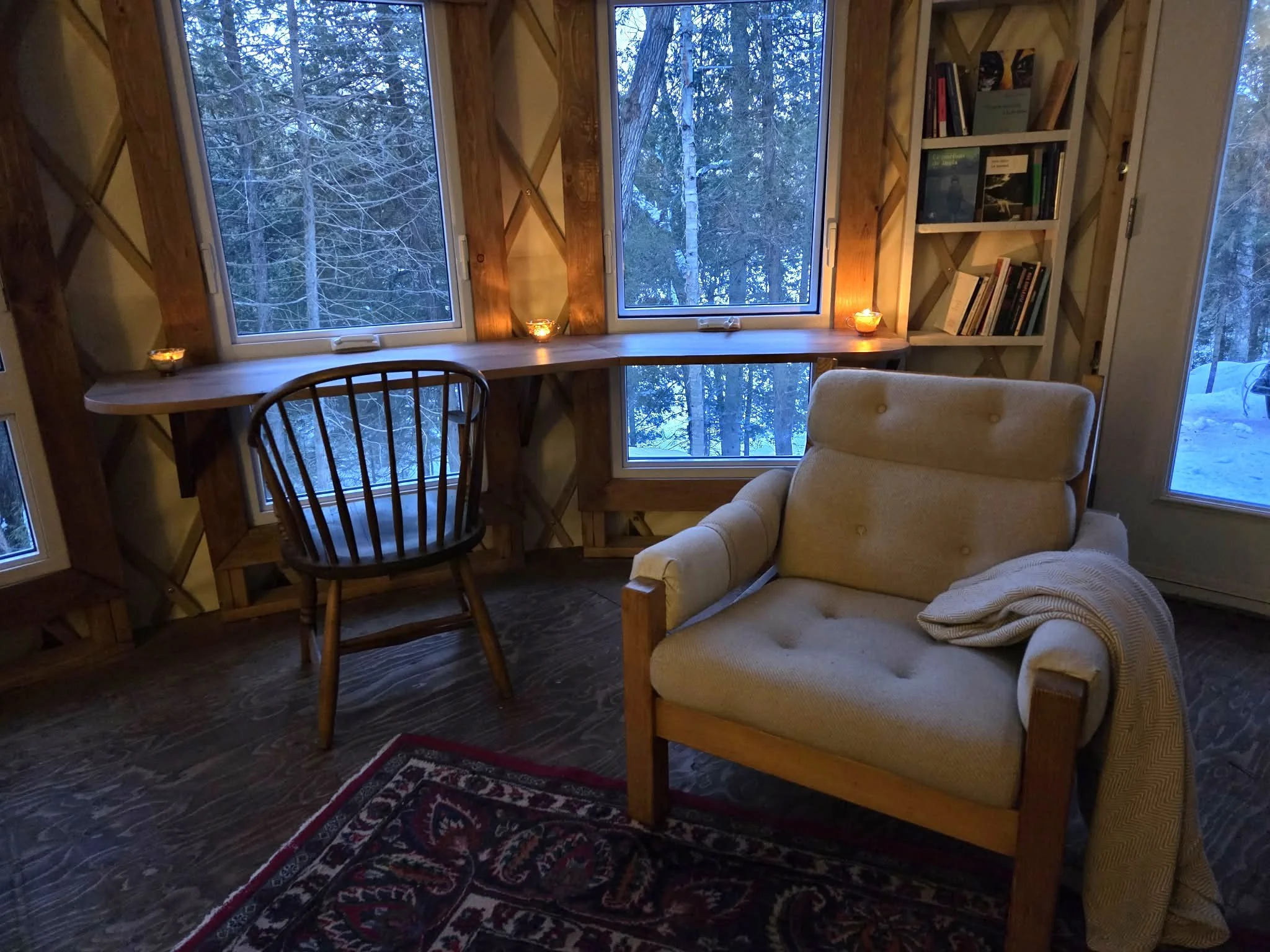 Nuitée dans la yourte