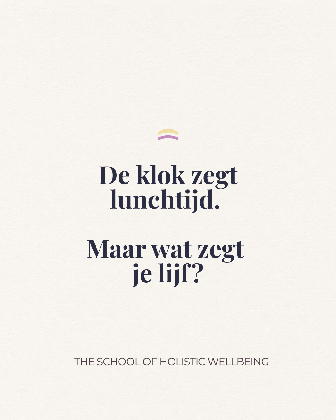 Waarom eten we als we geen honger hebben?