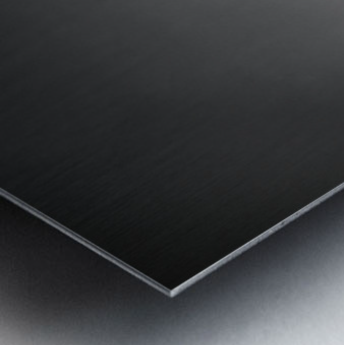 Brushed Metal Print - Closeup