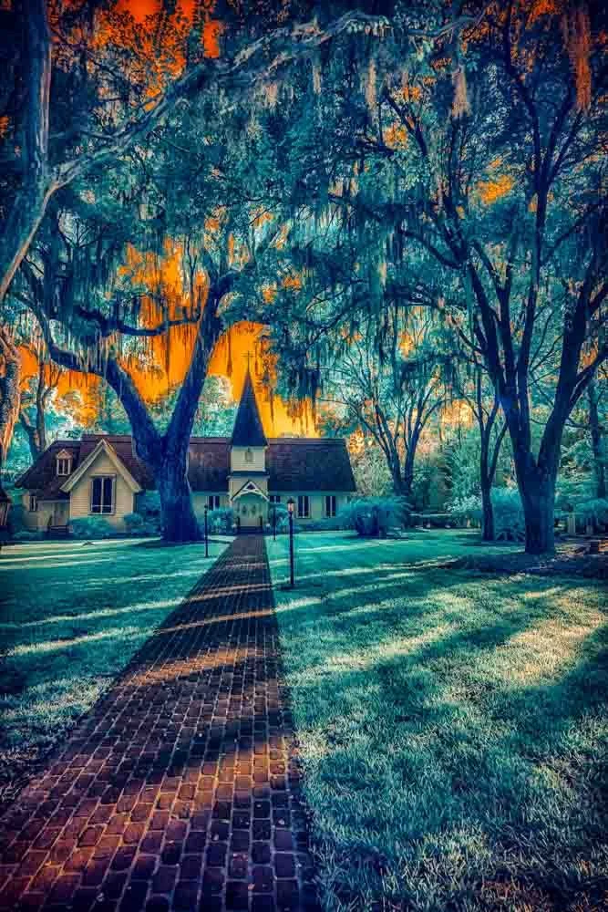 Spiritual Splendor: Blue Church