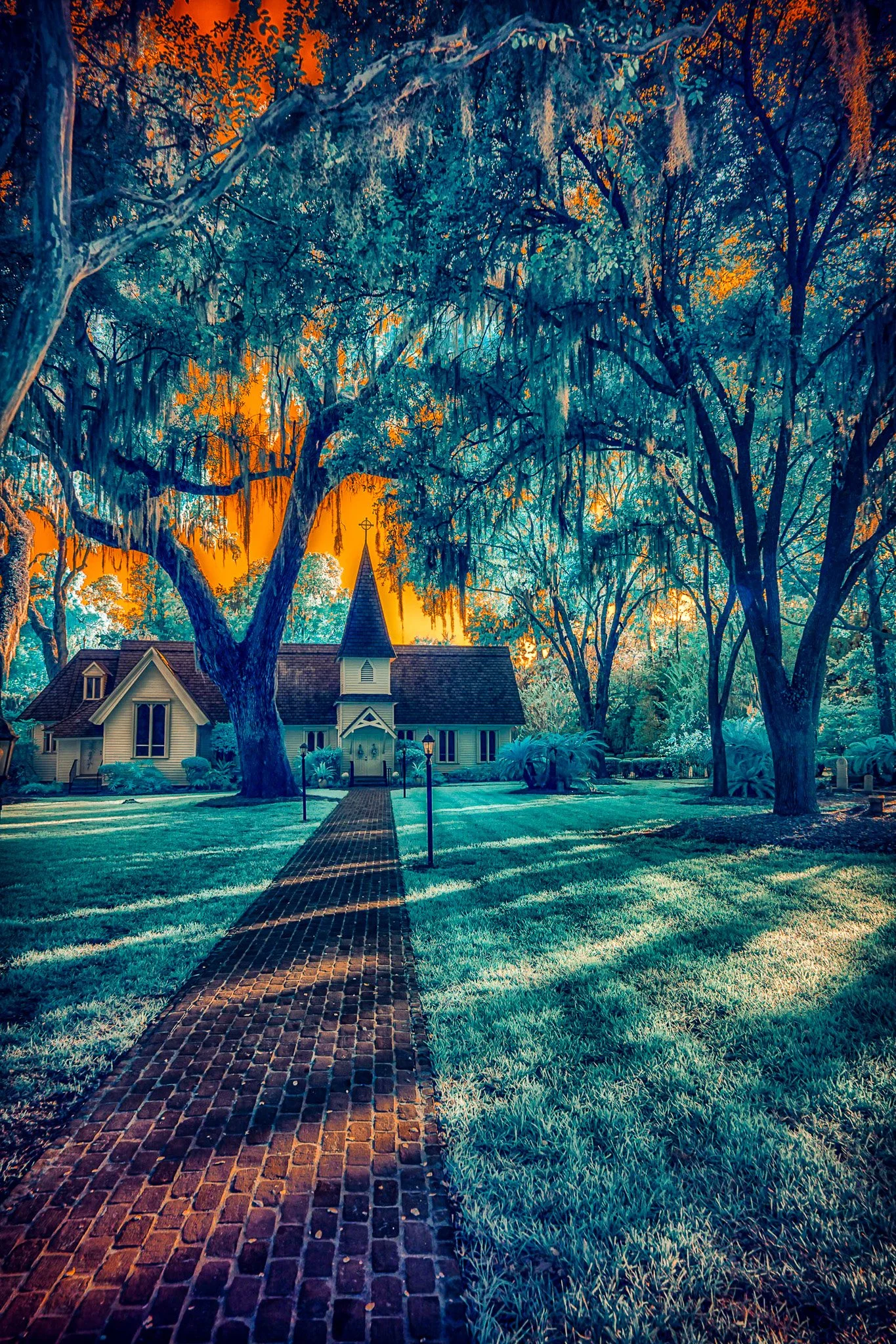 Spiritual Splendor: Blue Church