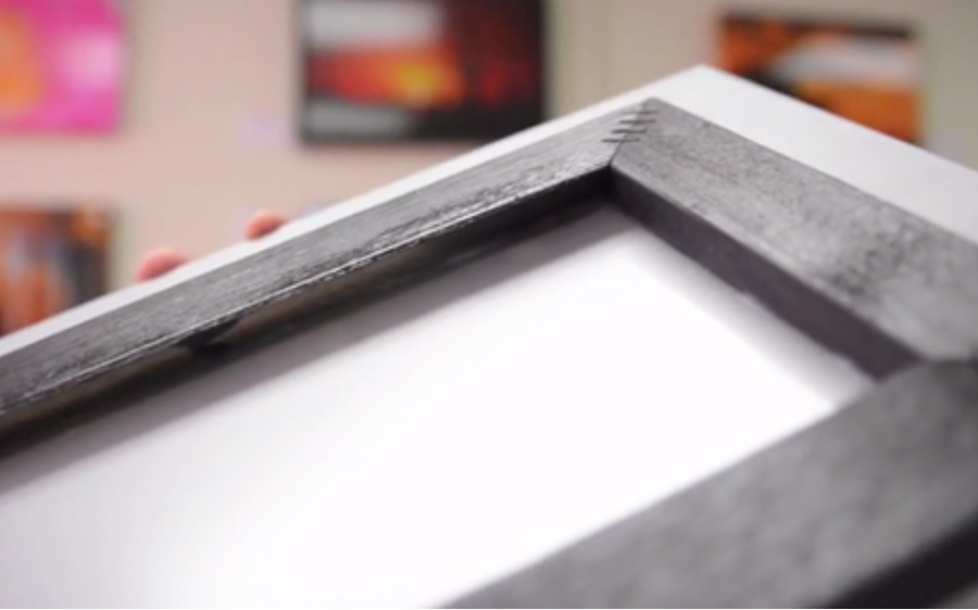 Brushed Metal Print - Back