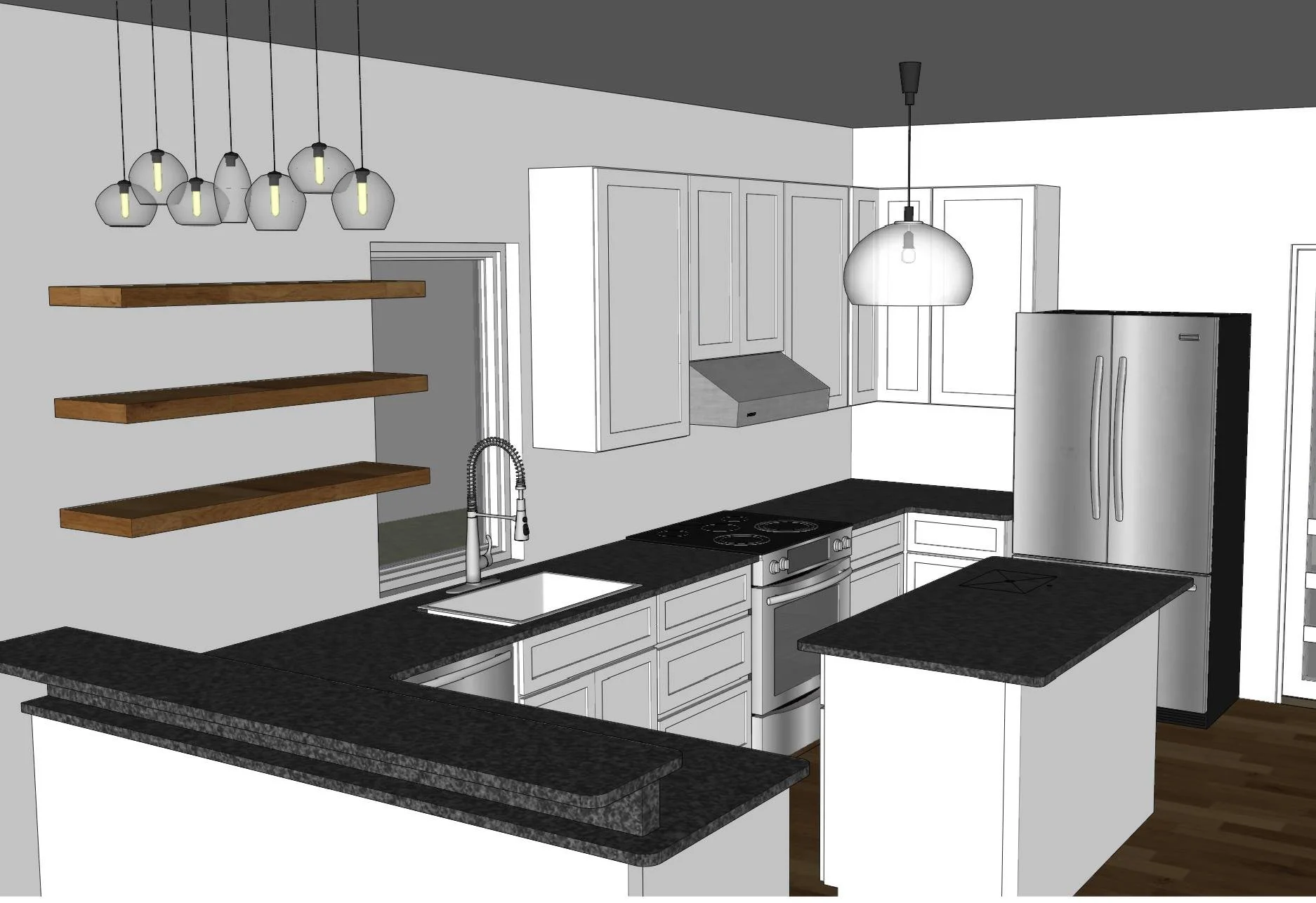 Architect-designed kitchen renovation Martha's Vineyard | Veng Design and Remodel MV Oak Bluffs