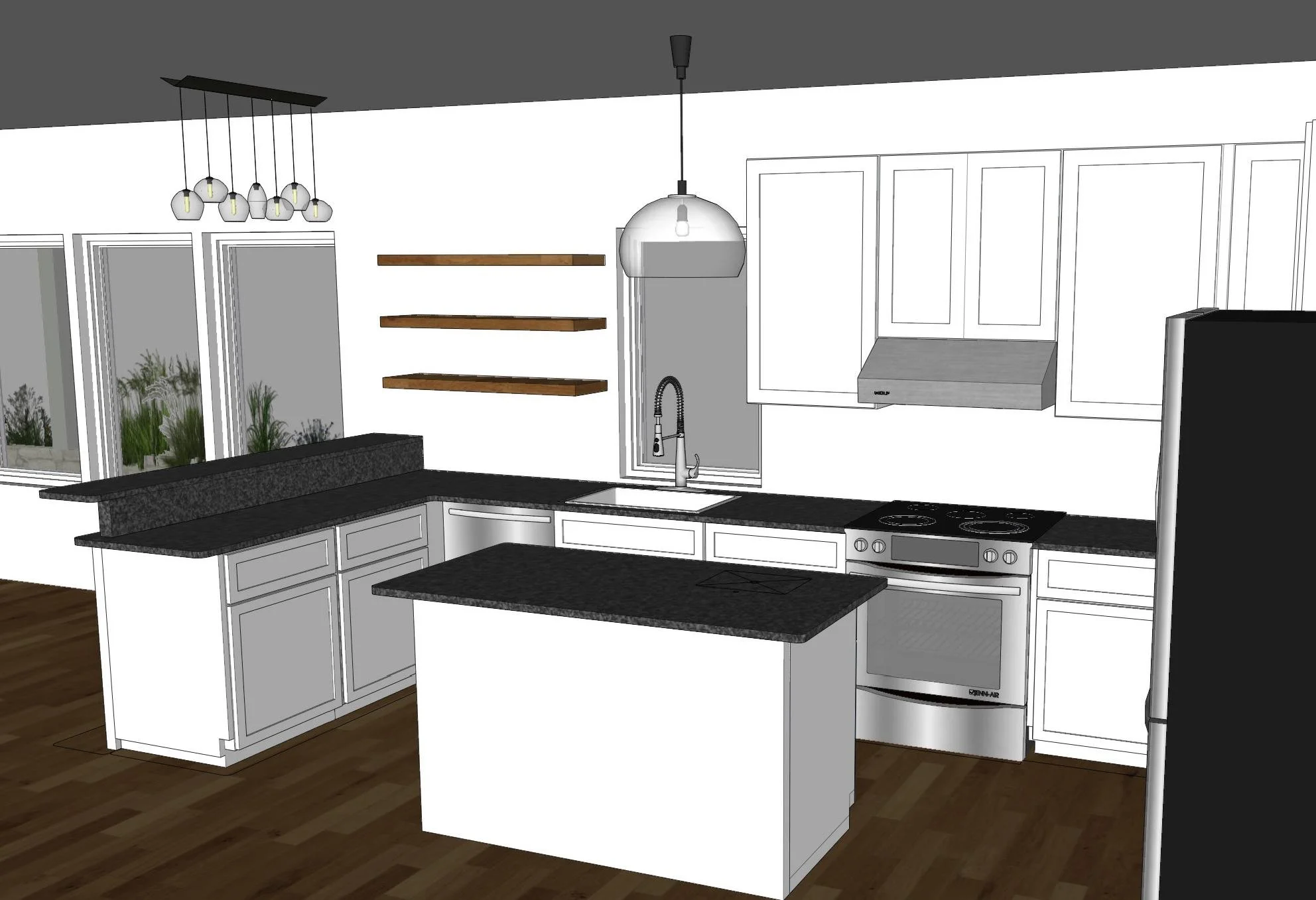 Architect-designed kitchen renovation Martha's Vineyard | Veng Design and Remodel MV Oak Bluffs