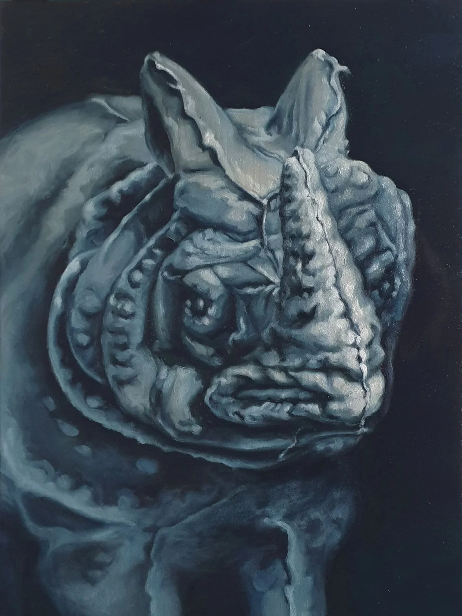 Made in China - Rhinoceros | olieverf op linnen | 2023 | 60 x 80 cm