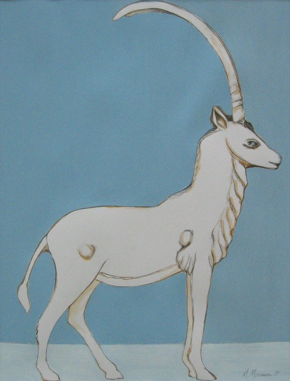 Made in China - Steenbok | gemengde techniek op papier | 2010 | 70x100 cm