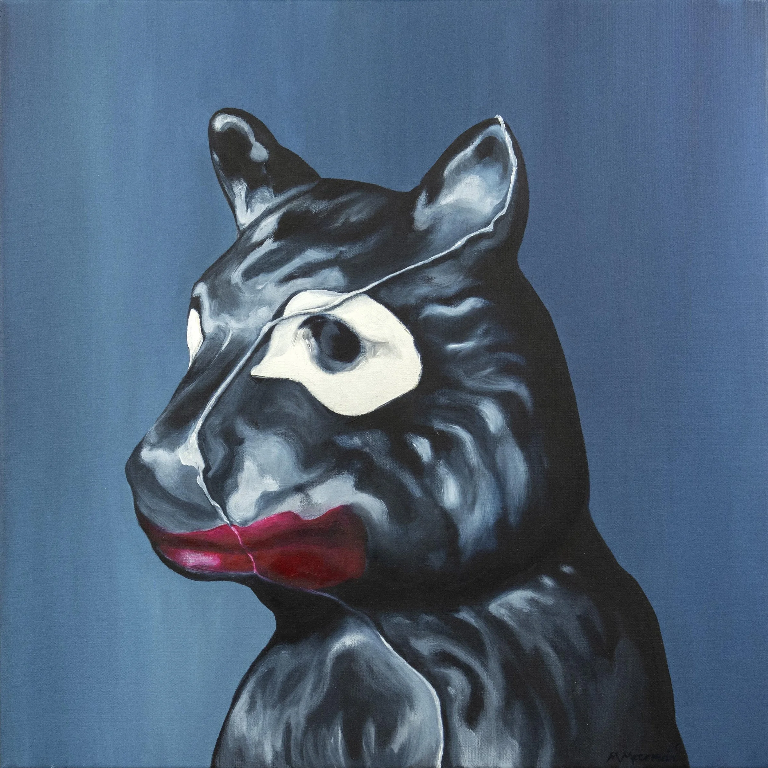 Made in China - Beer | olieverf op linnen | 2020 | 80x80 cm