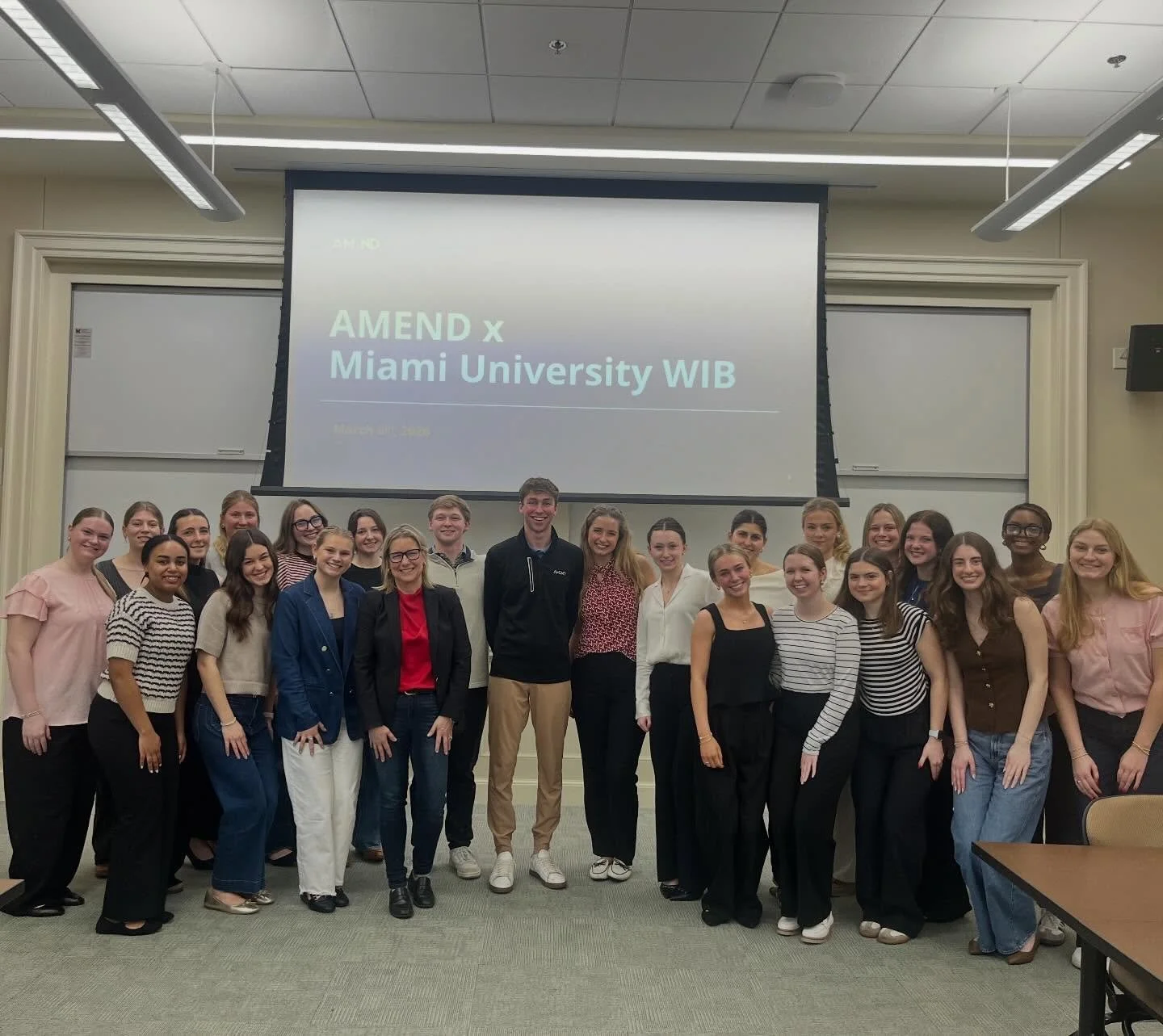 Last Friday, we welcomed representatives from AMEND Consulting for an engaging and insightful session. Suzette Spears, Michael Ethridge, and Chase Adams shared an inside look at what a career in consulting can look like, led our members through a han