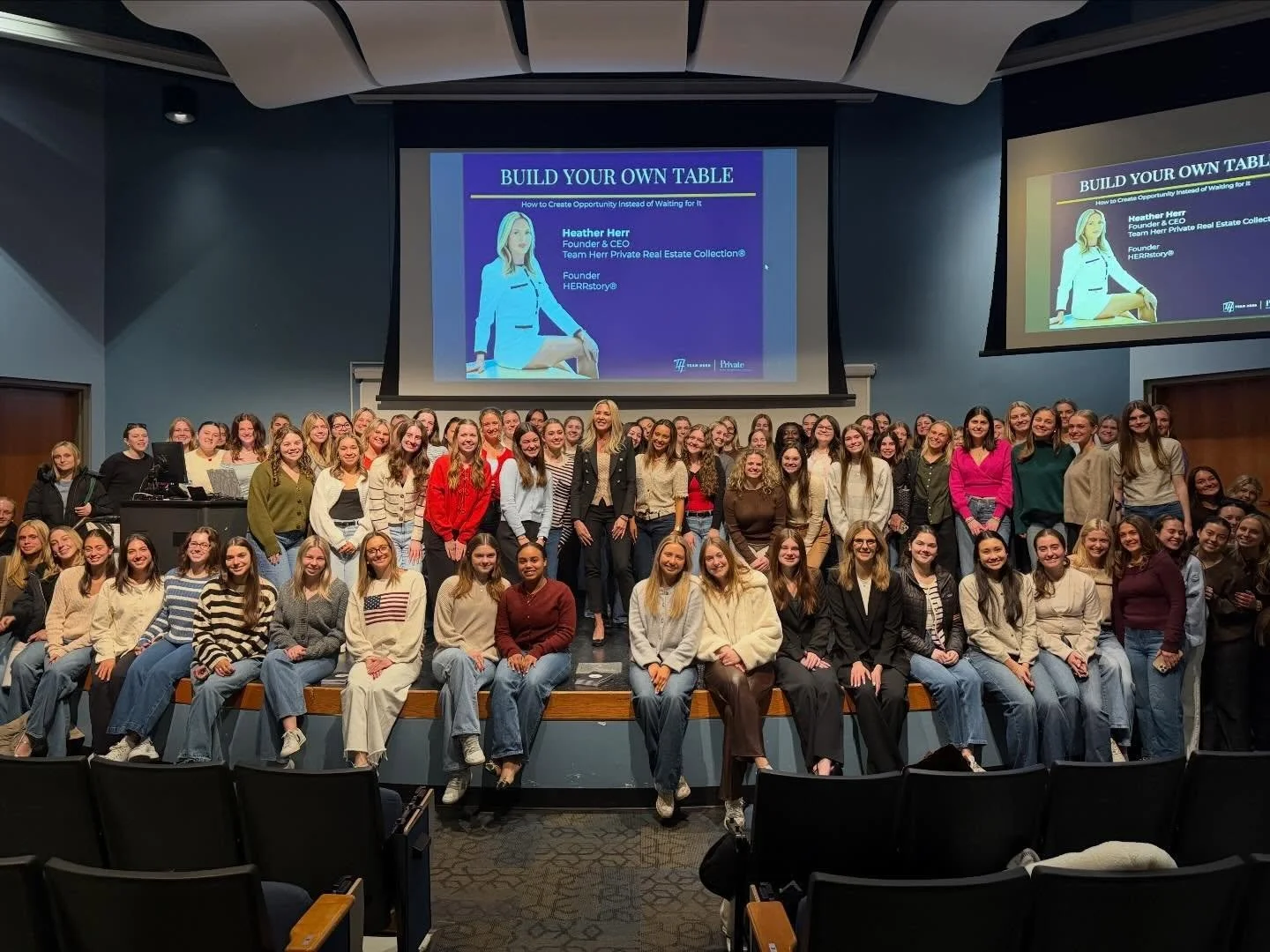 Last night, we were honored to hear from Heather Herr, Founder and CEO of Private Real Estate Collection and HERRstory, who shared her powerful presentation, &ldquo;Build Your Own Table: Personal Brand, Leadership and Entrepreneurship.&rdquo; 💫

Hea