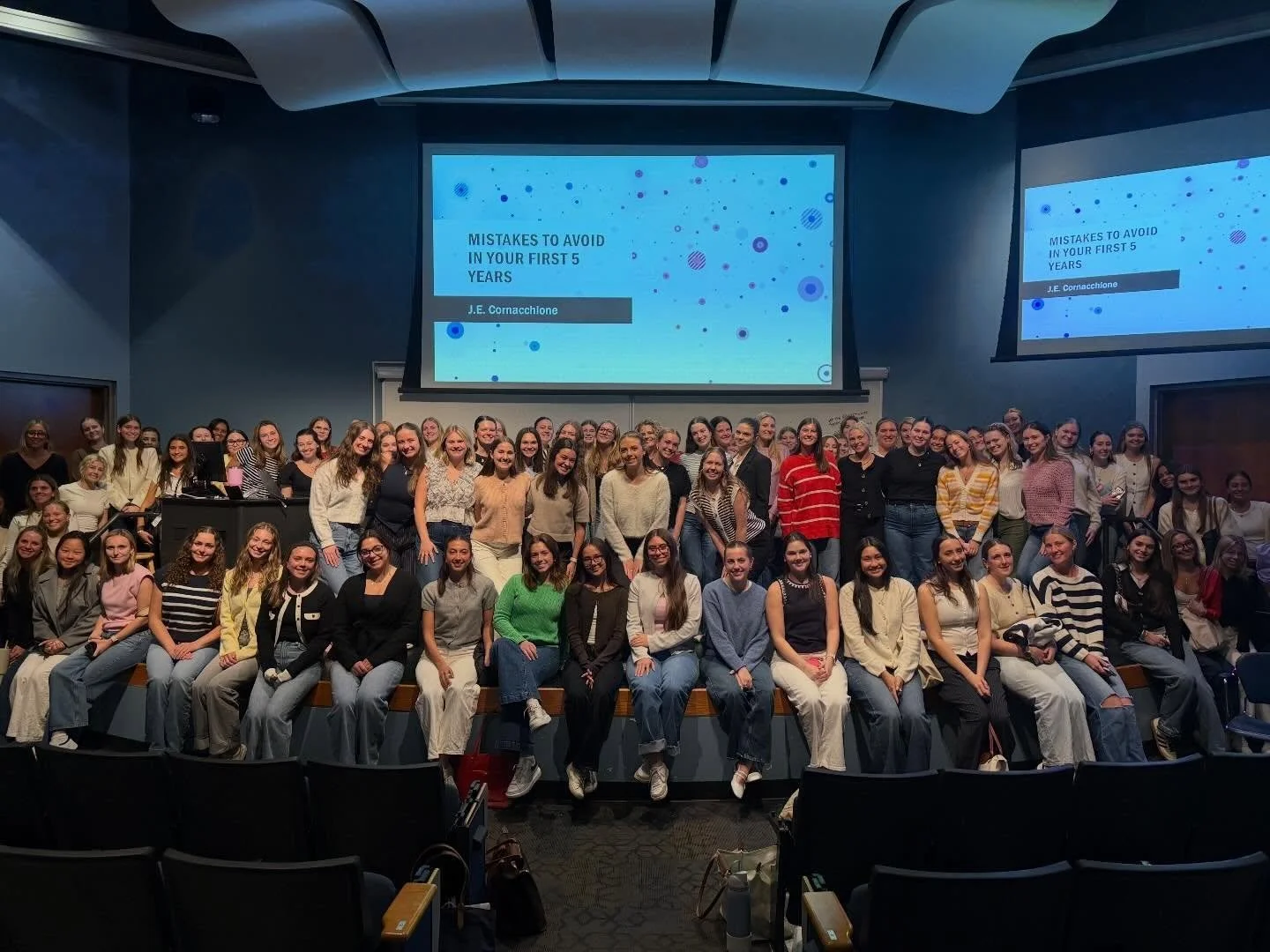 Yesterday evening, we had the privilege of hearing from Janet Elizabeth Cornacchione, Senior Consultant at Deloitte! Janet delivered an insightful presentation, &ldquo;Mistakes to Avoid in Your First 5 Years,&rdquo; focused on the key pitfalls to avo