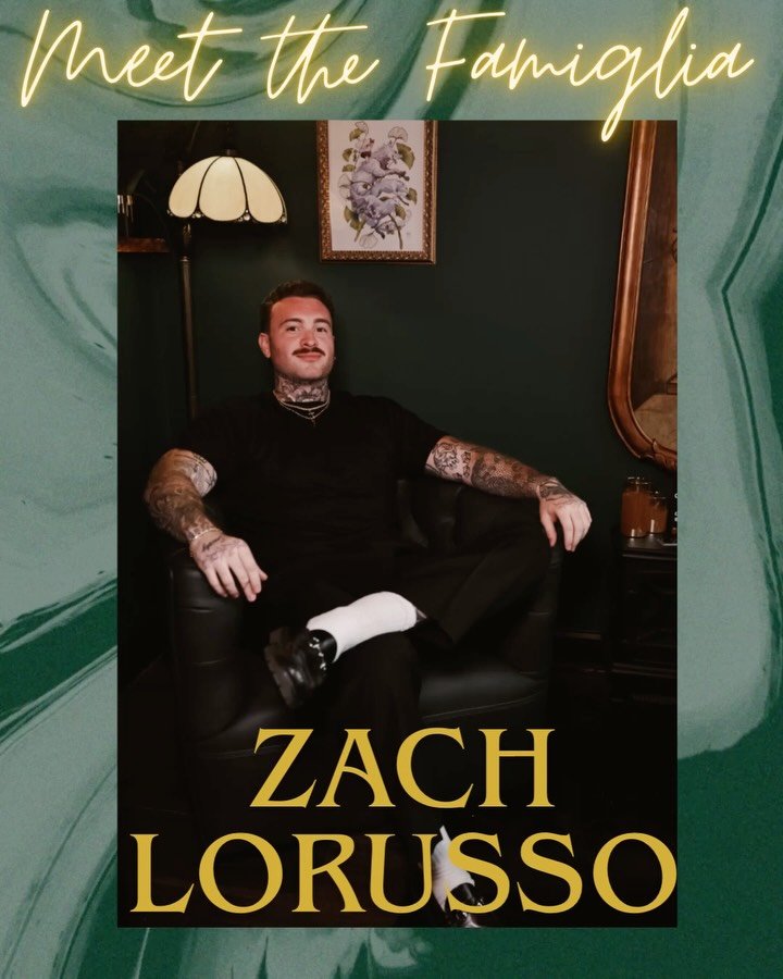 Meet Zach! Help us welcome our resident artist @zachlorusso to @famigliaink 💪🏼
Zach is accepting new clients and can be reached at zachlorussotattoos@gmail.com 
🇮🇹Welcome to the Famiglia