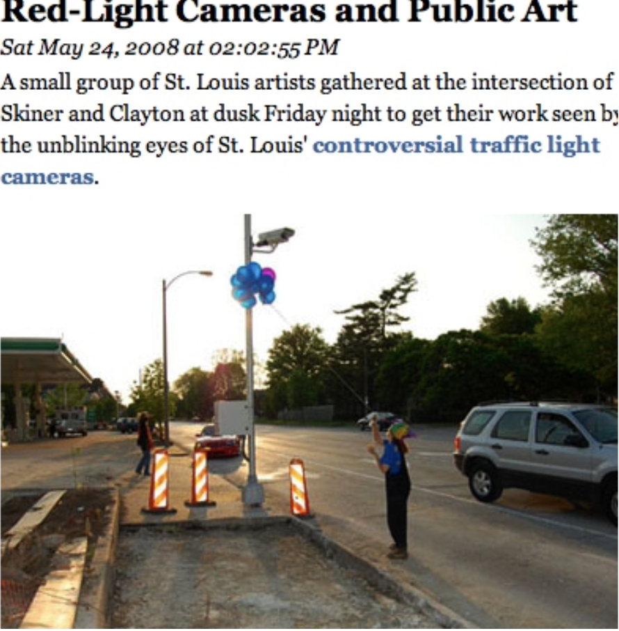 "Art for Cops"
Riverfront Times Blog, Saint Louis, MO
2008