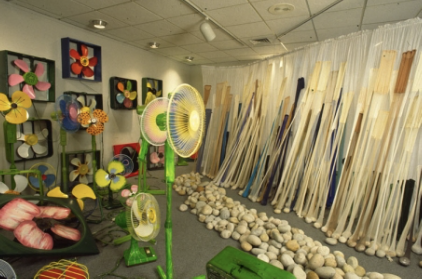 
"Gardenia" Installation with waterfall