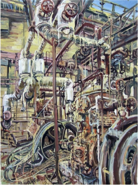 Meltdown
2008
enamel on canvas
48" x 36"