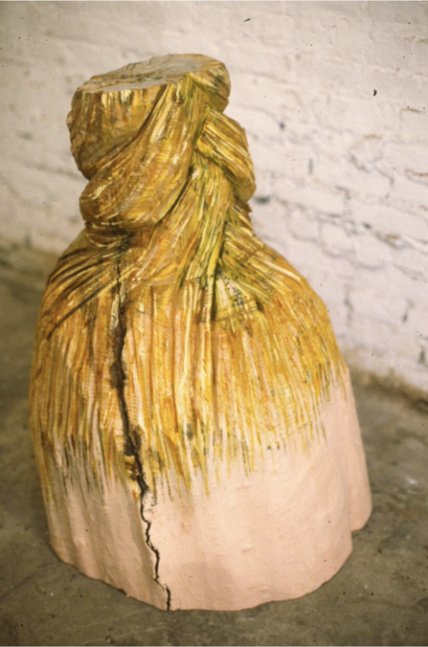 "Rapunzel" detail of head, 1990
