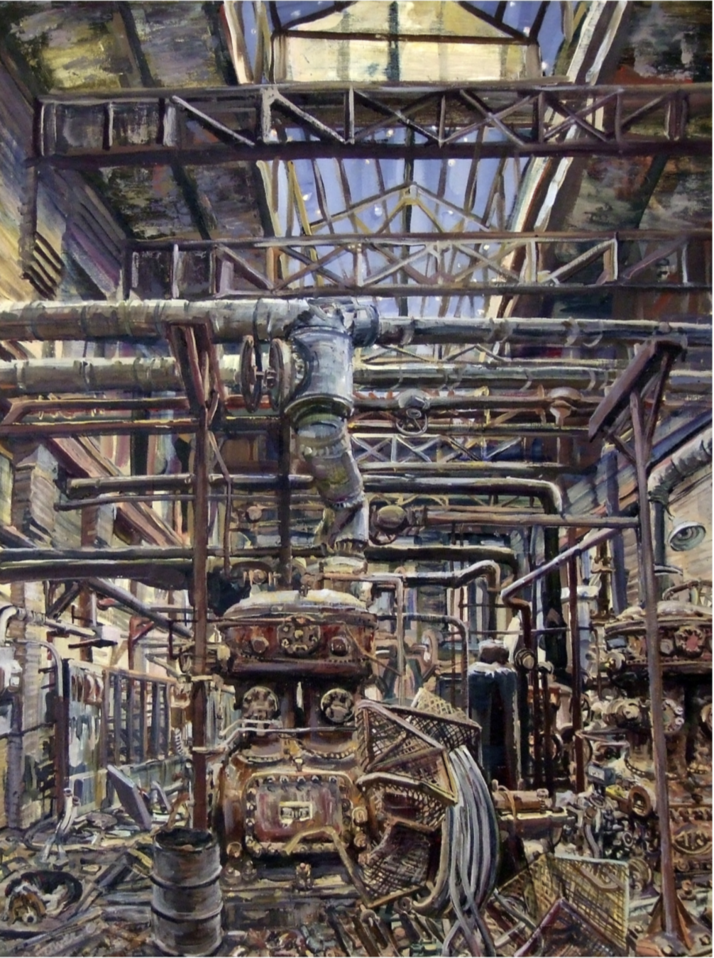 "Armour Night", 48 x 36 inches, 2009