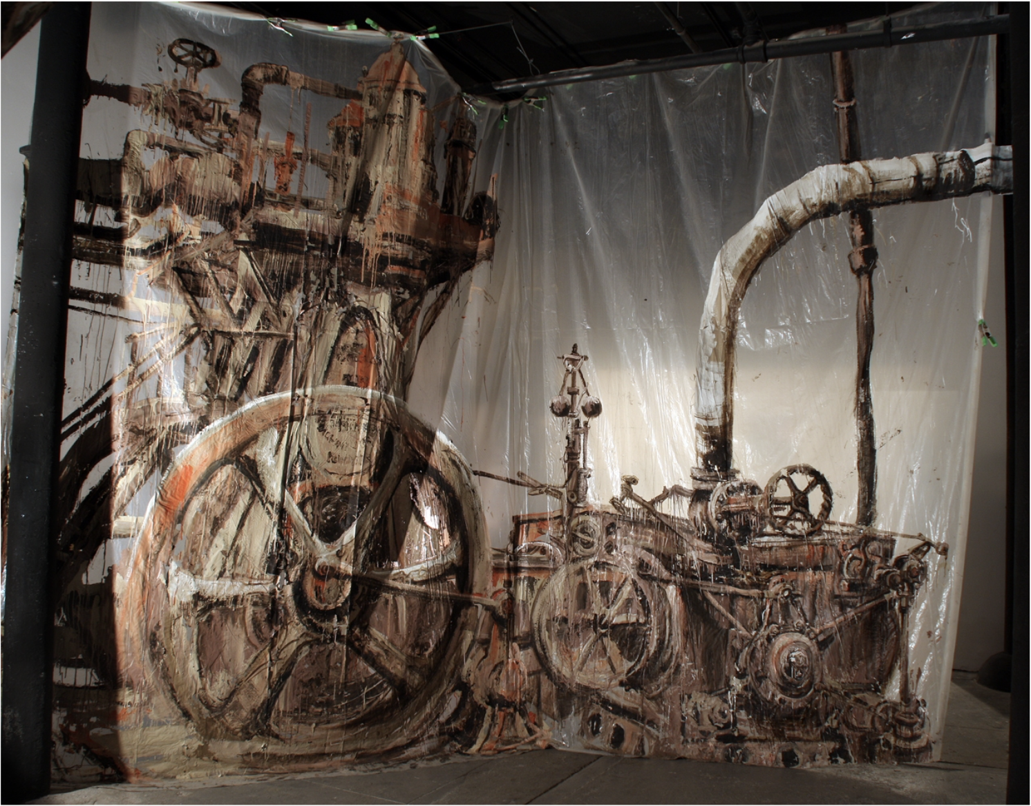 "Big Wheel" in"Factory", Haven Arts, NYC, 2008
4/7