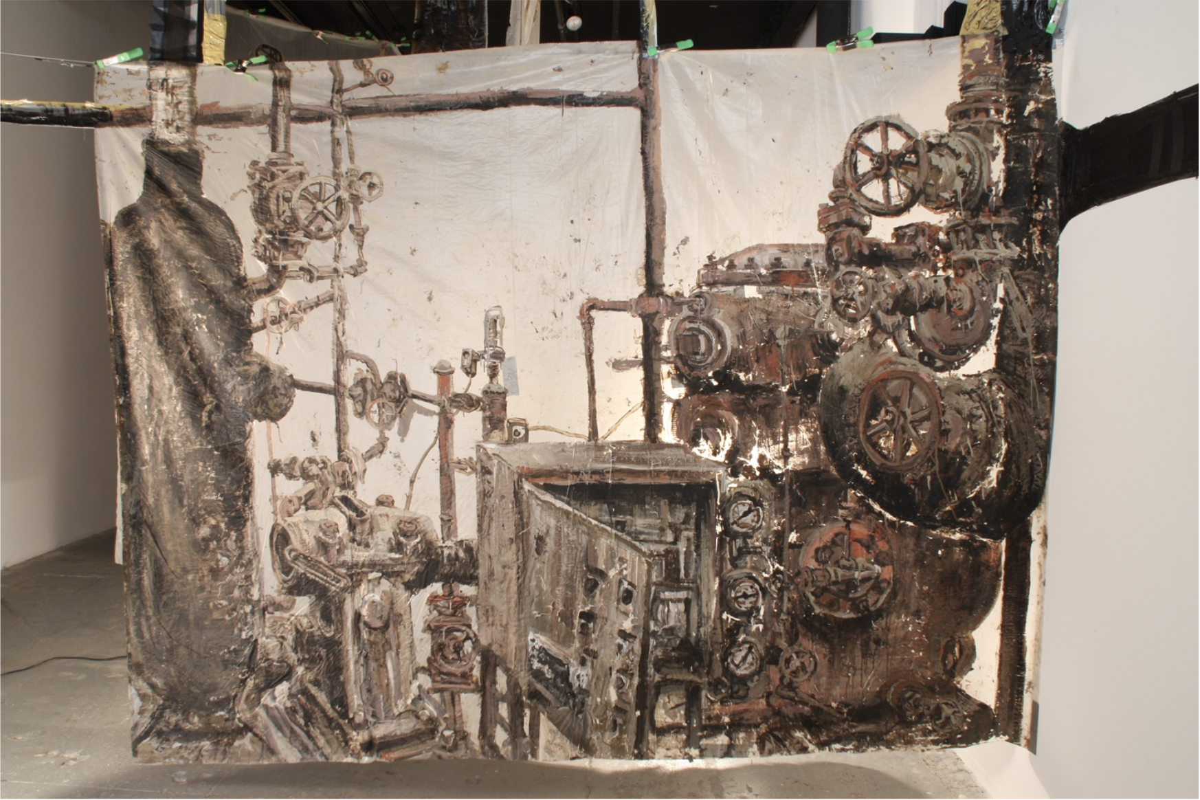 
"Painting Two", "Factory" Installation Detail