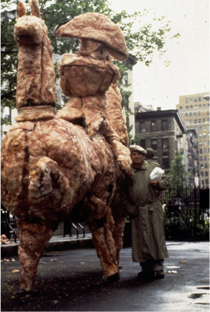 Llama Diorama, Petrosino Park, New York, NY, 1988