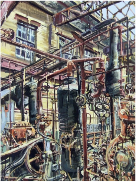 Plum
2008
Enamel on canvas
48" x 36"