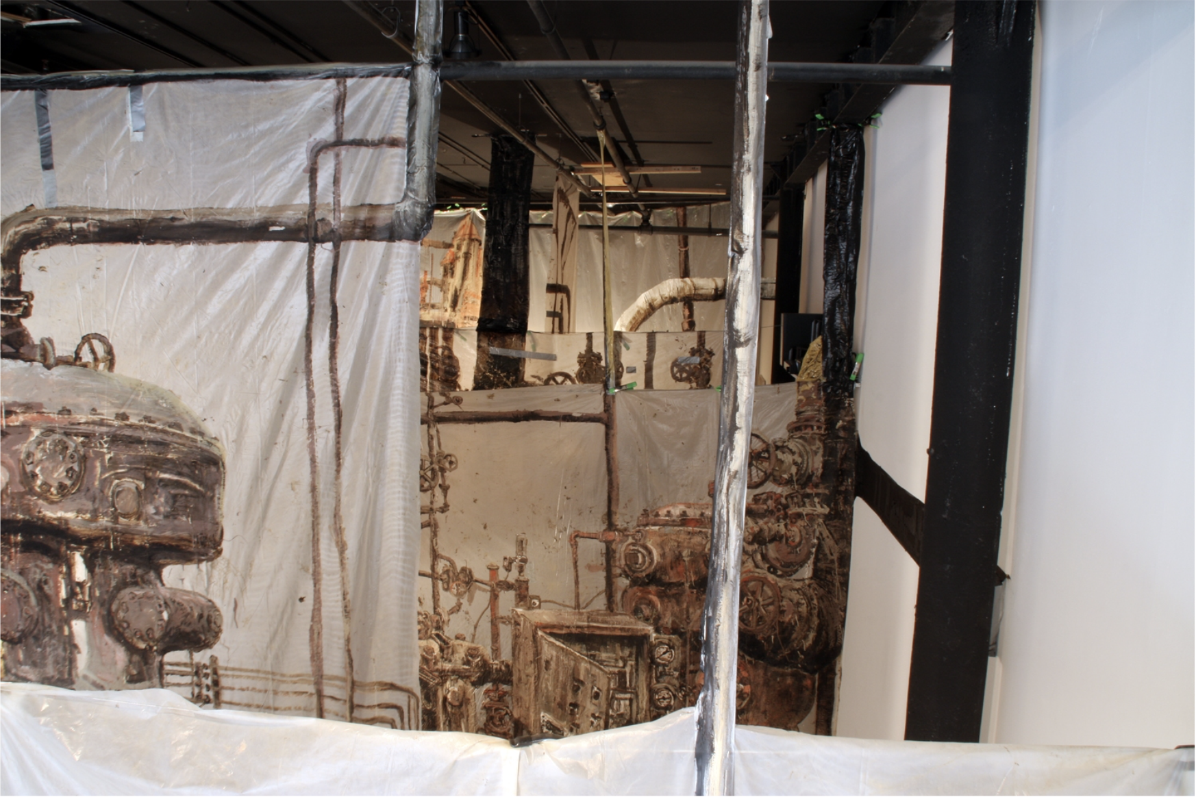 
"Factory", Installation, Haven Arts, NYC, 2008

