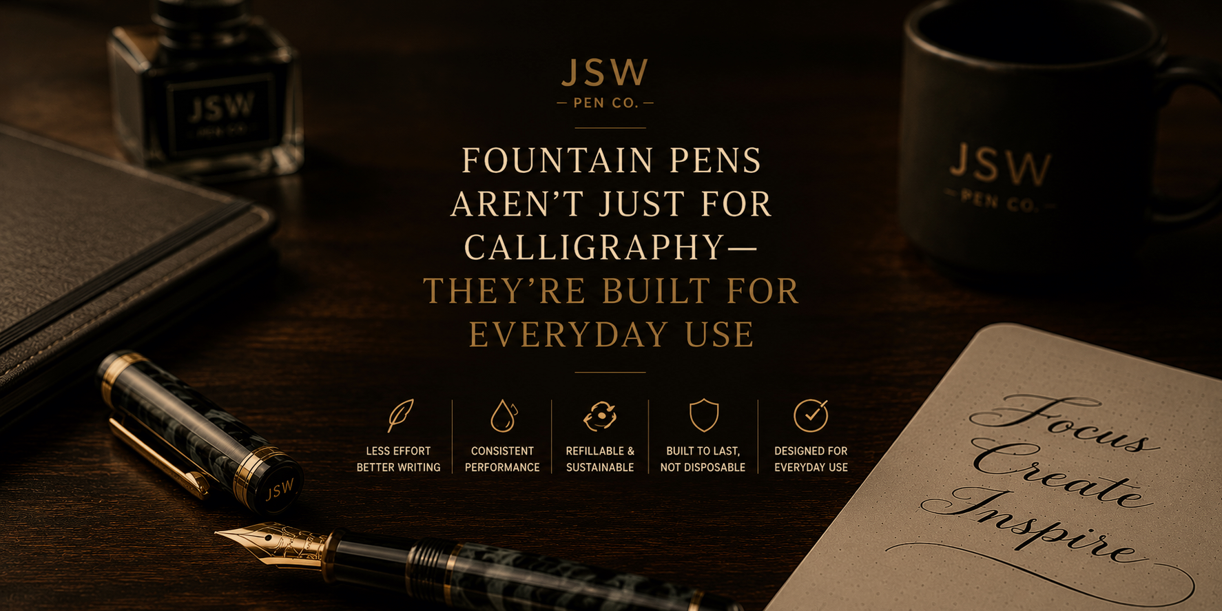 Fountain Pens Aren’t Just for Calligraphy—They’re Built for Everyday Use