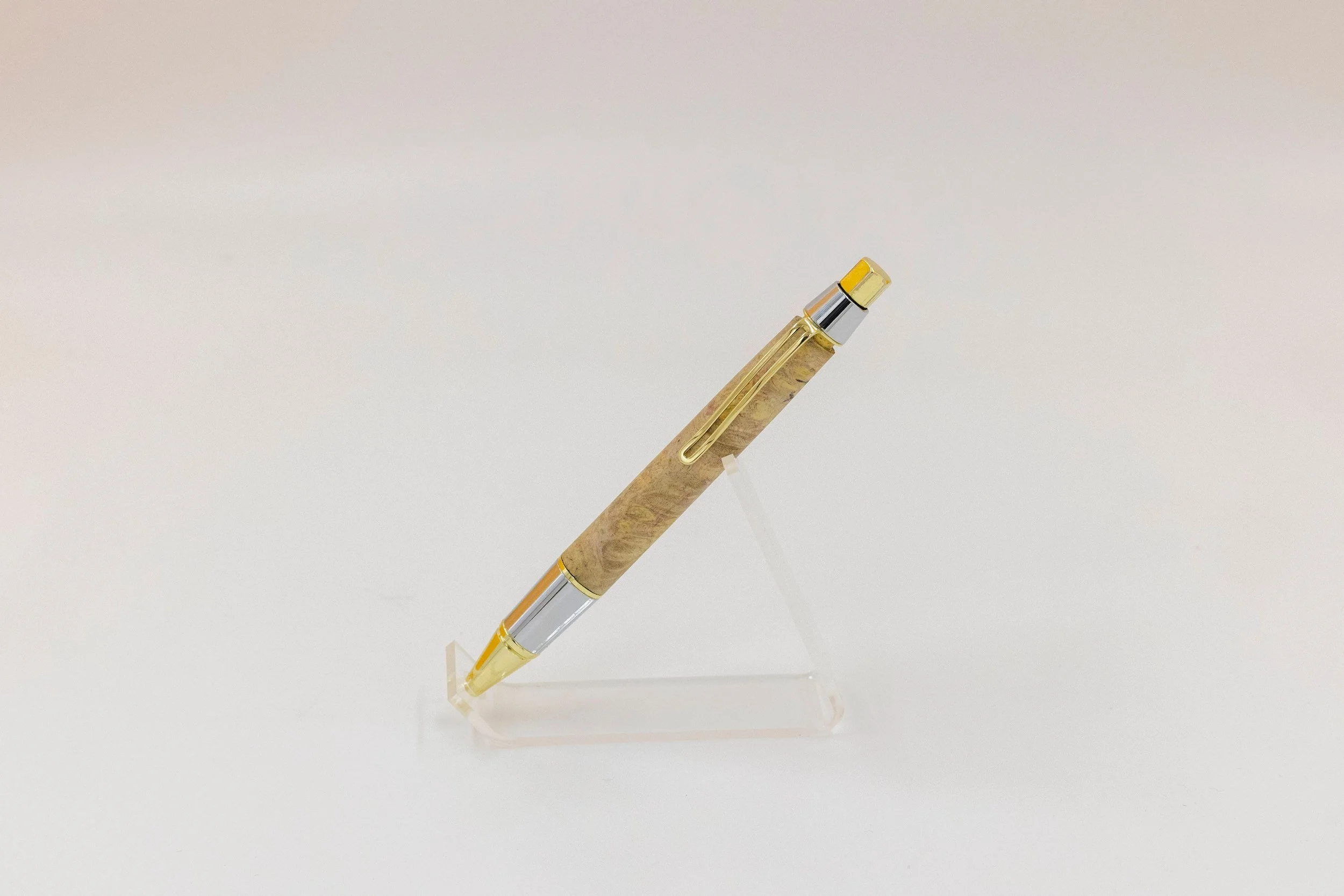 Brown Burlwood Ballpoint Pen