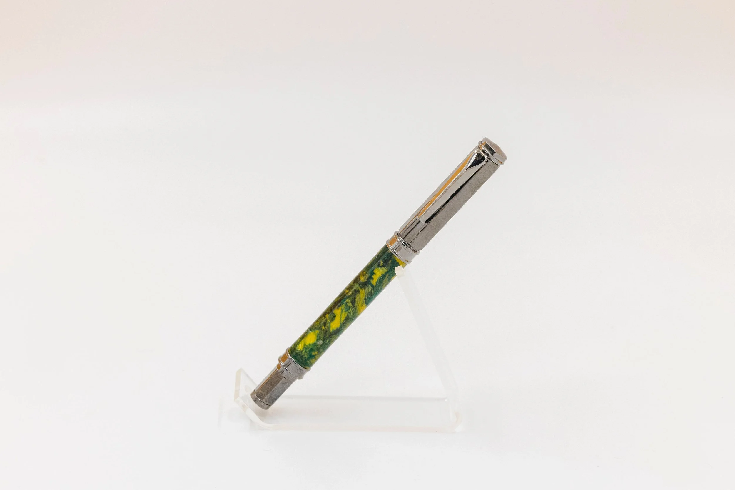 Green & Yellow Acrylic Fountain Pen