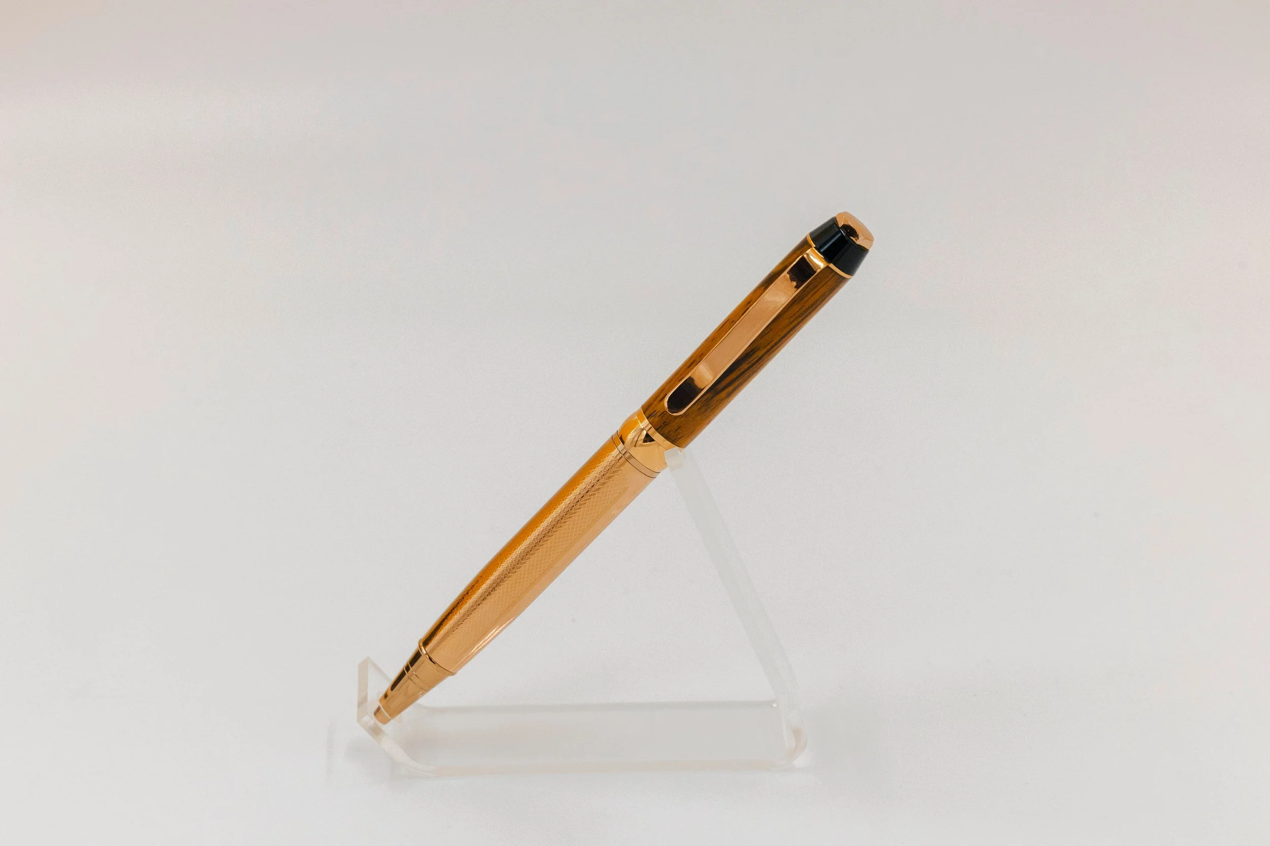 Coco Bolo Wood & Copper Ballpoint Pen