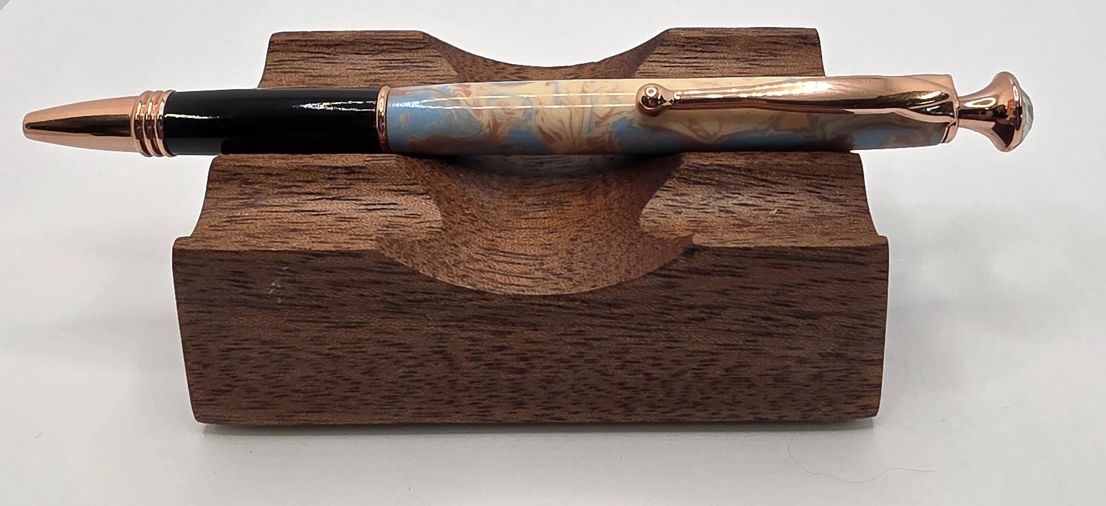 Elegant Marbled Signature Ballpoint Pen