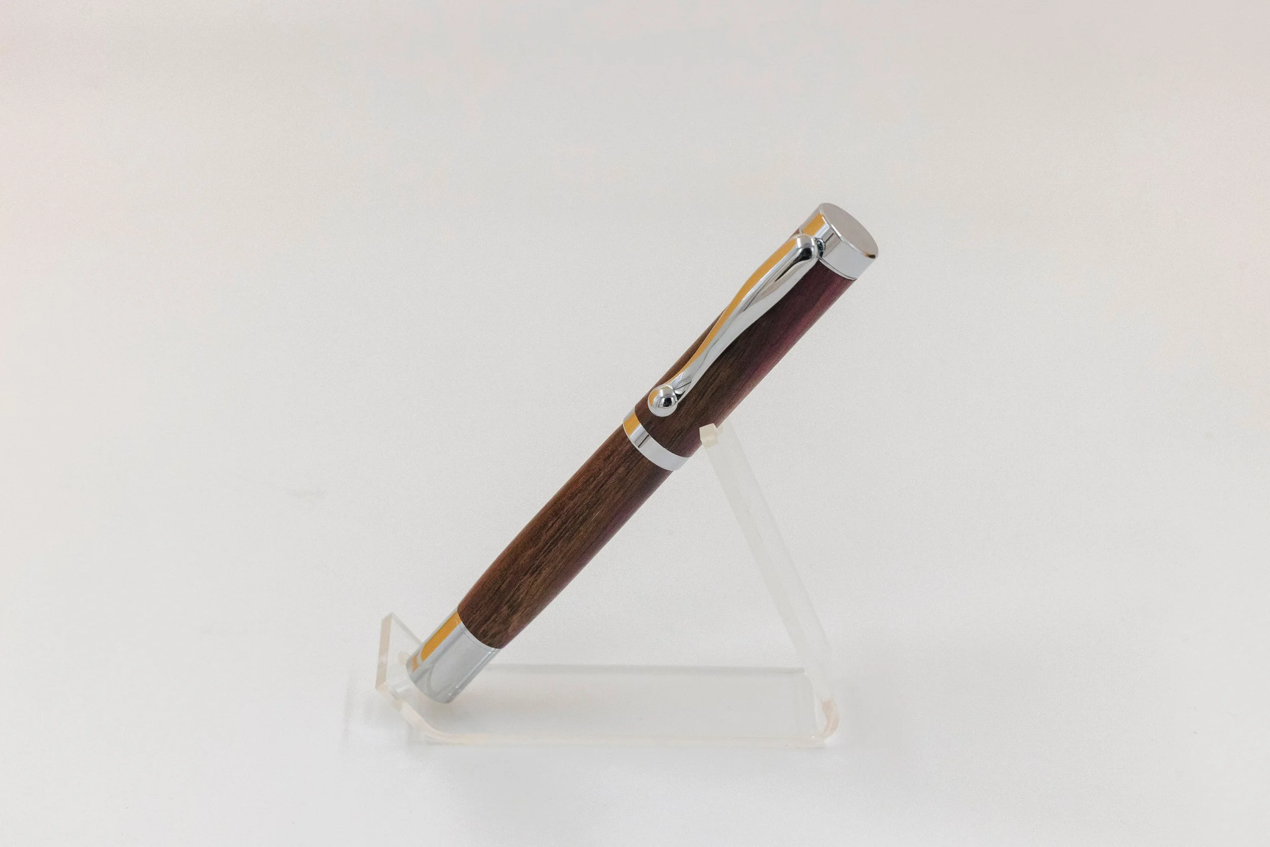Purple Heart Wood Ballpoint Pen