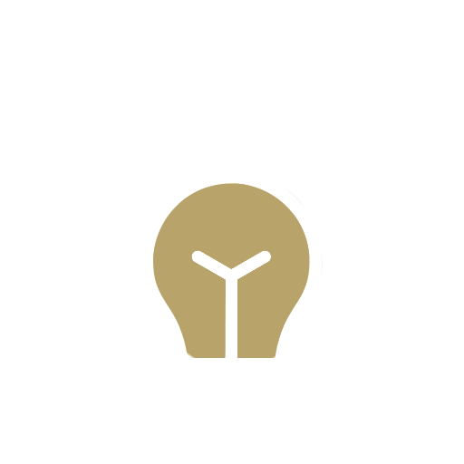 An illustration of a light bulb with gears around it, representing ideas and innovation.