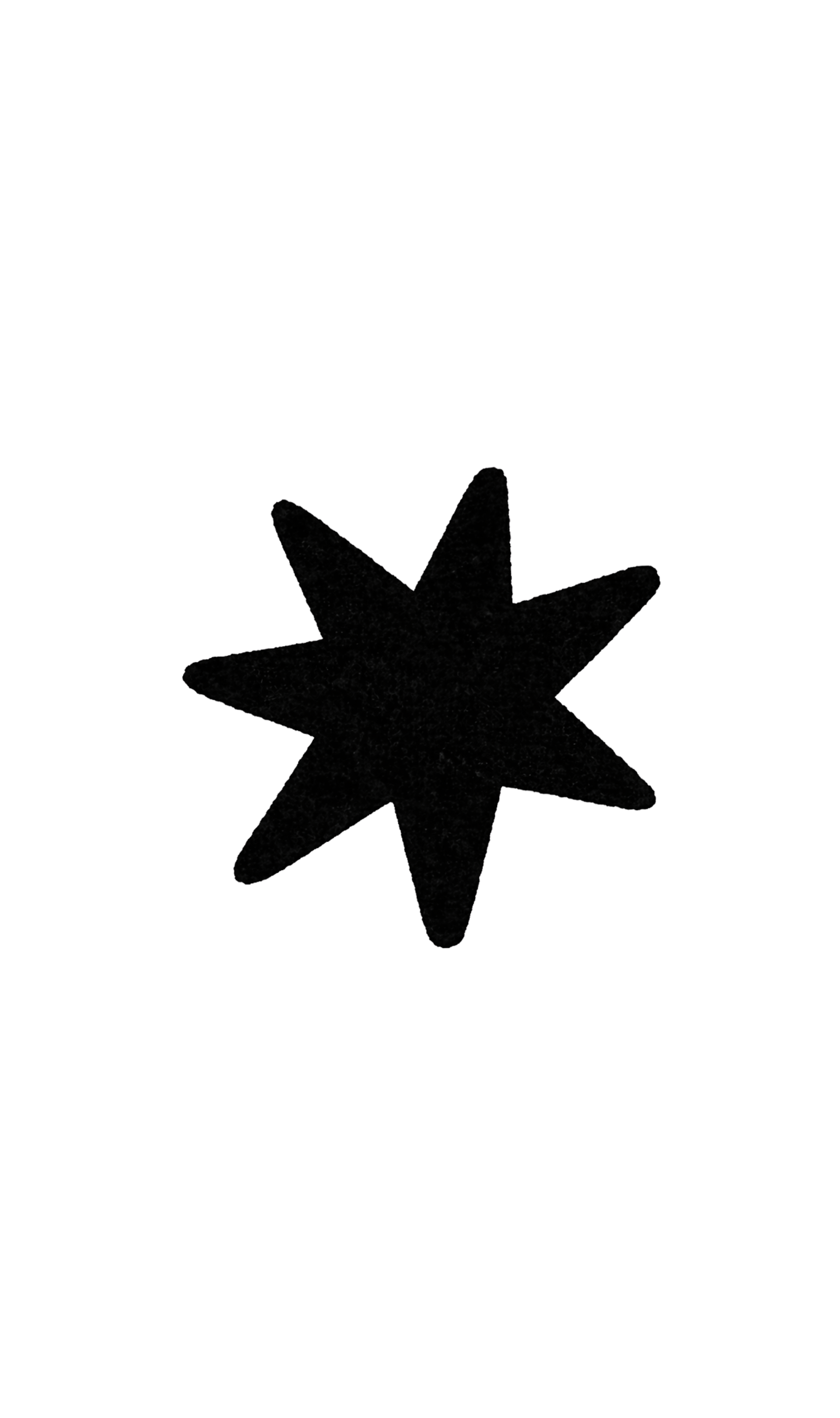 Black starfish on a dark background.