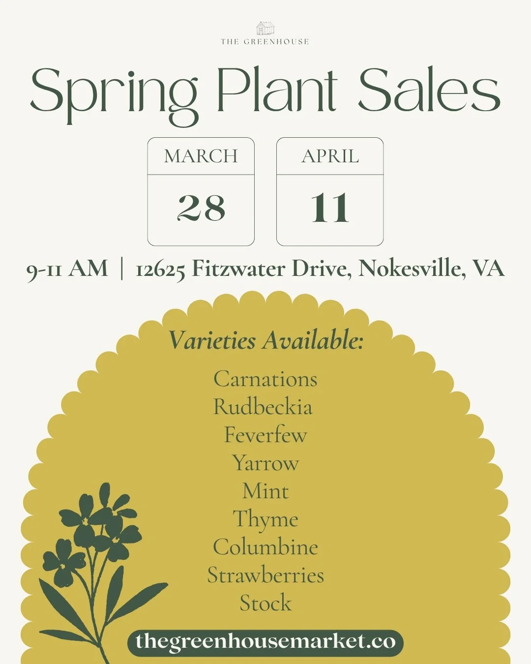 Our next two plant sale dates are this Saturday, March 28, and Saturday, April 11, from 9-11am! We will be in the parking lot of Renaissance Montessori and have several more varieties available and the first of our herbs. We hope to see many of you t