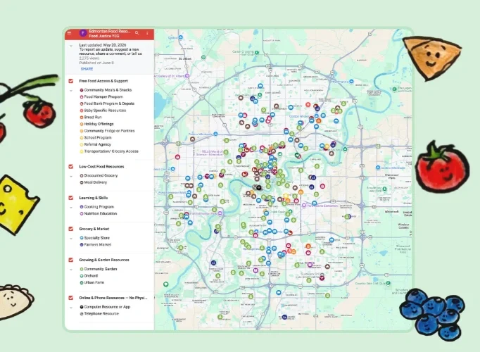 From Collective Vision to Community Resource: Discover Edmonton’s Food Resource Map!