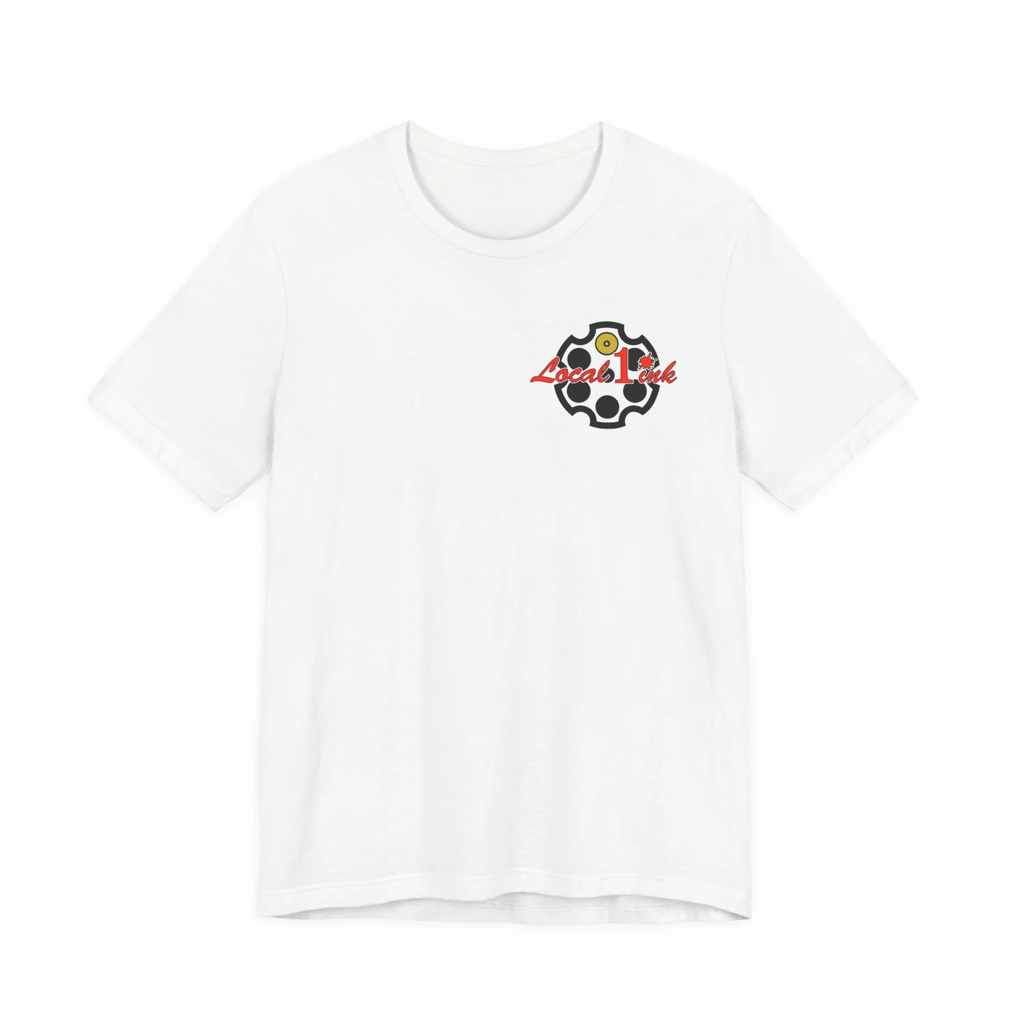 Skull with American Flag Back Print T-Shirt | Jax Holster Maker