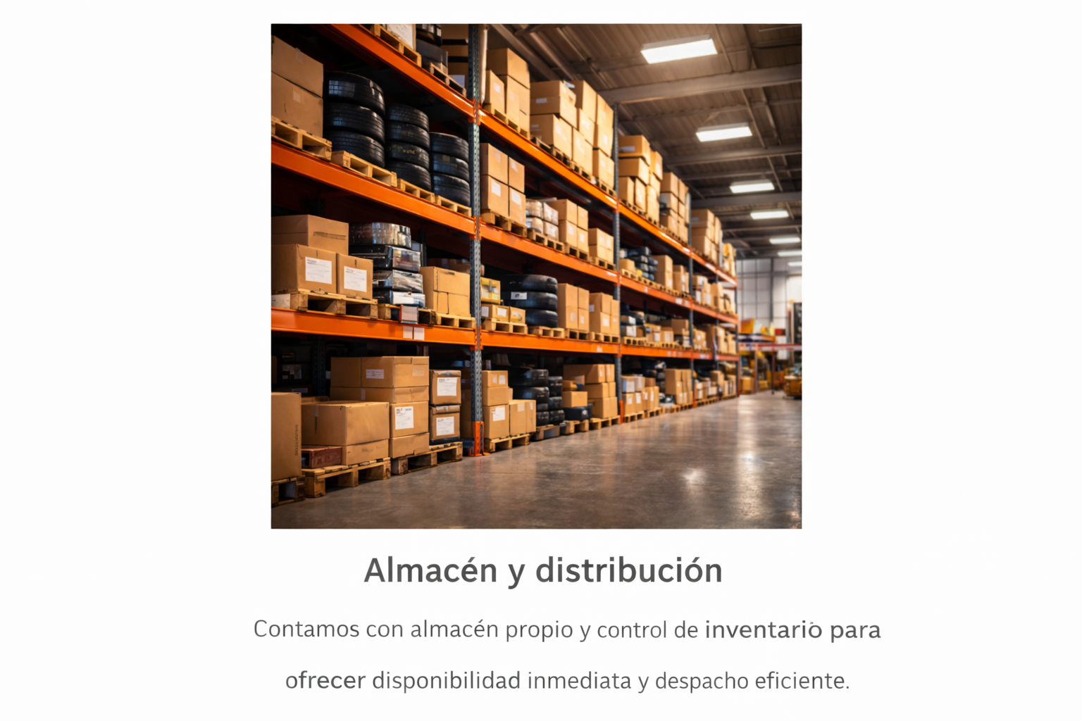 Almacén y distribución