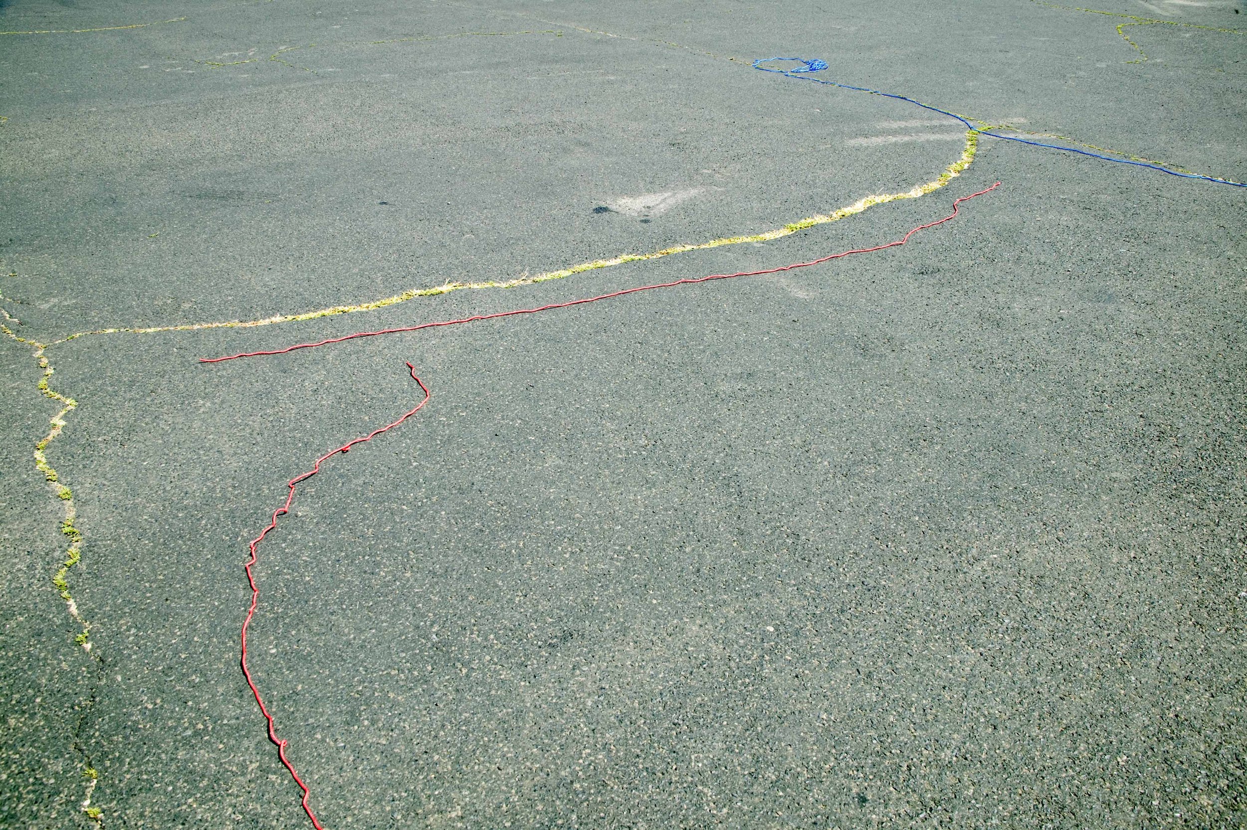 Ropes Oregon Road Cracks