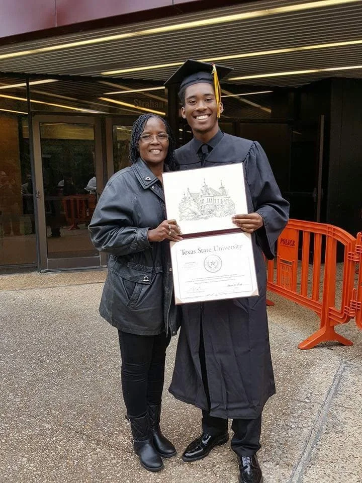 College graduation, Texas State University, 2016