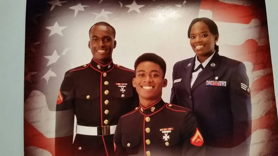 Keenen Colbert, alongside his older brother and sister, all serving honorably in the United States Armed forces