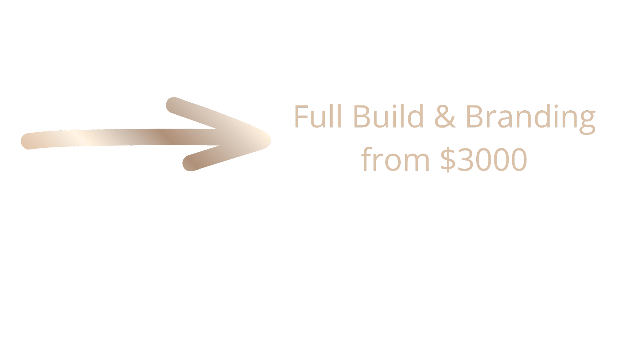 Full Website build and branding from $3000