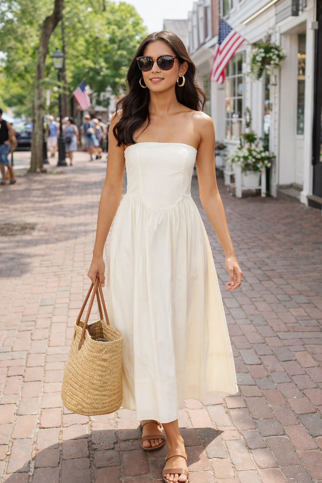 Sunny stroll through Nantucket streets.png