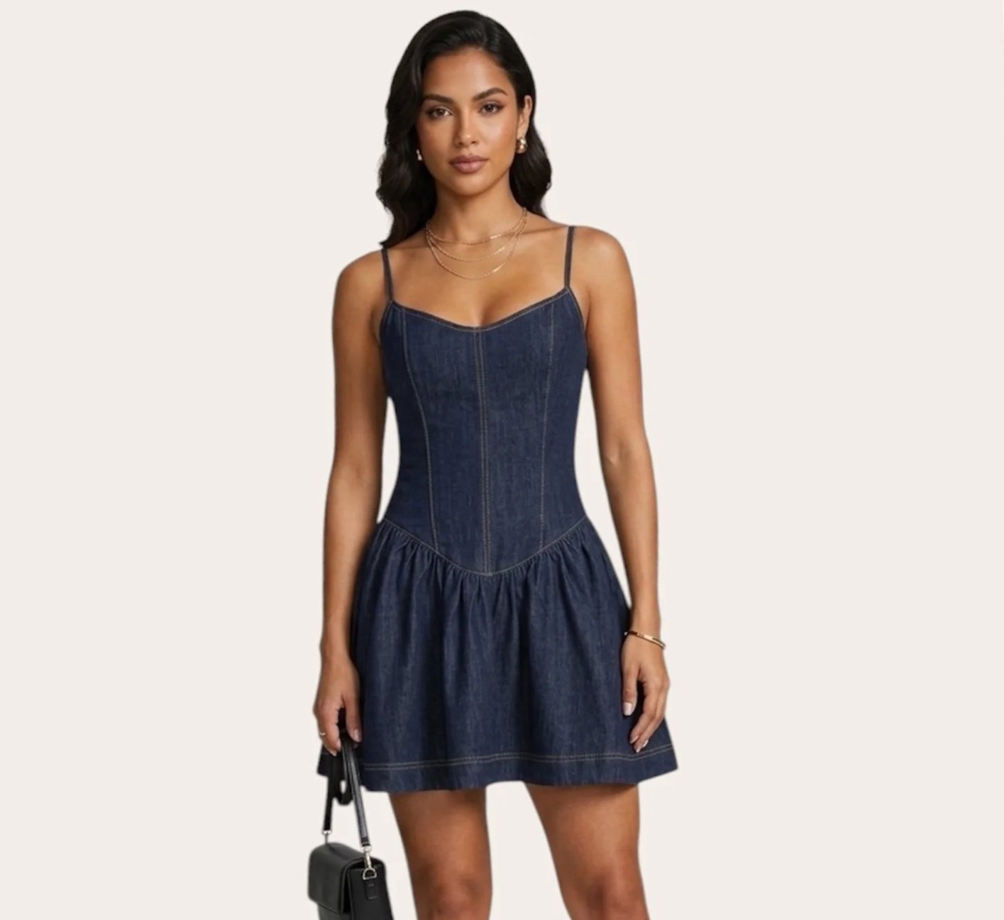 Reformation | Lottie Denim Mini Dress