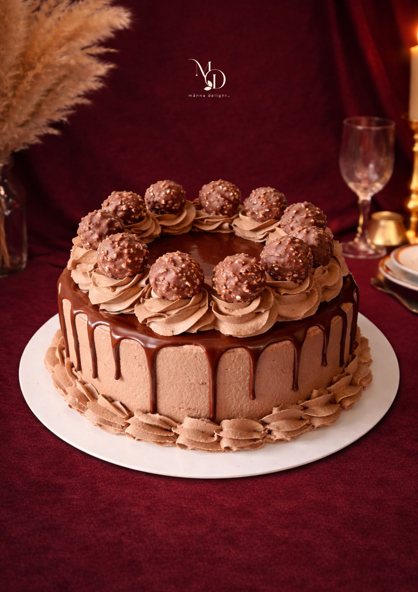 Ferrero Chocolate Cake