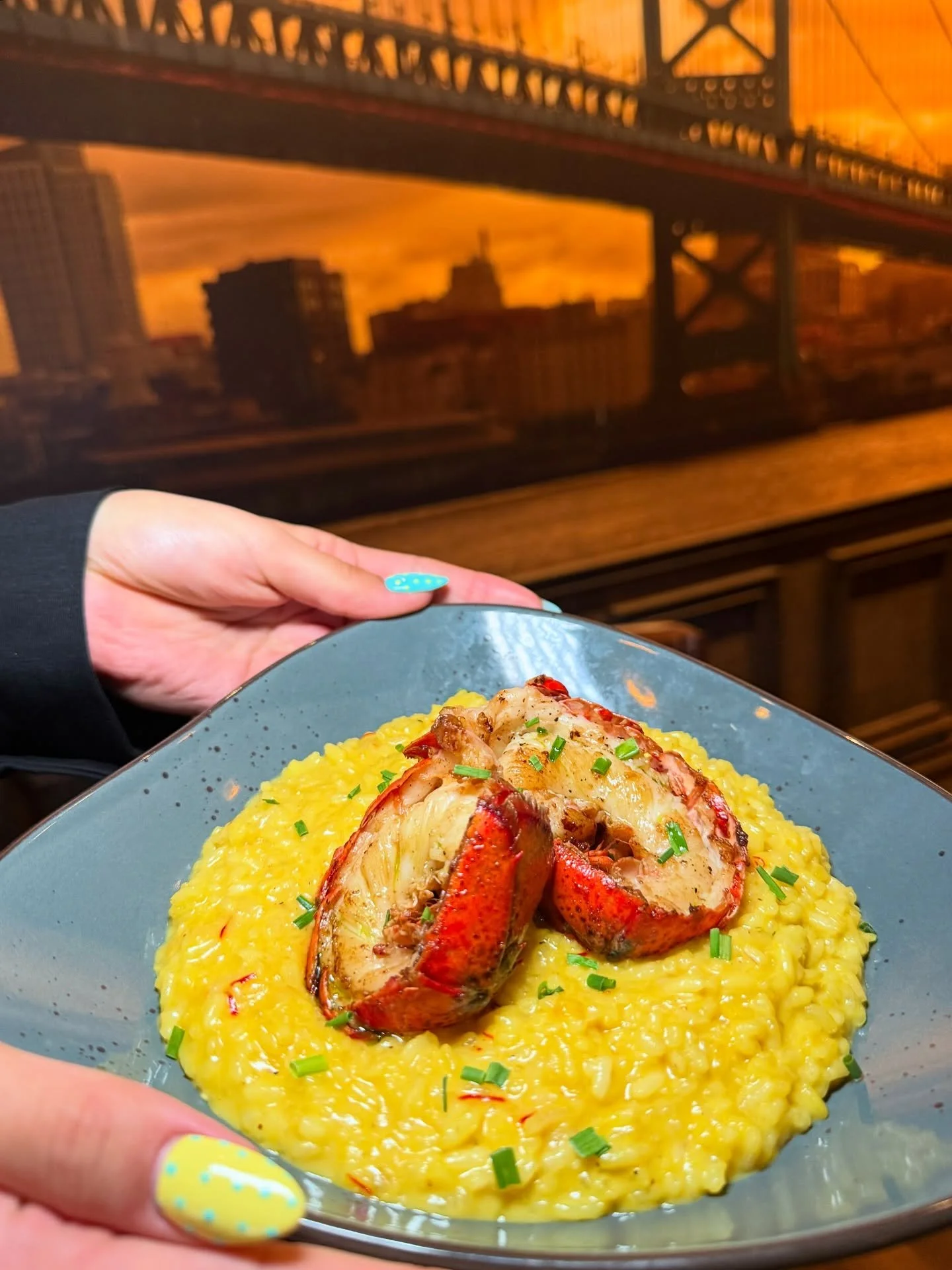 Craving something incredibly delicious? Come check out our creamy lobster risotto special!🦞✨