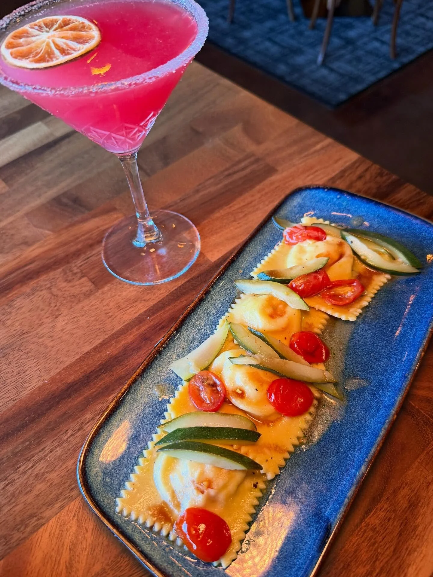 NEW SPECIAL!🦐✨ Homemade shrimp &amp; scallop ravioli!