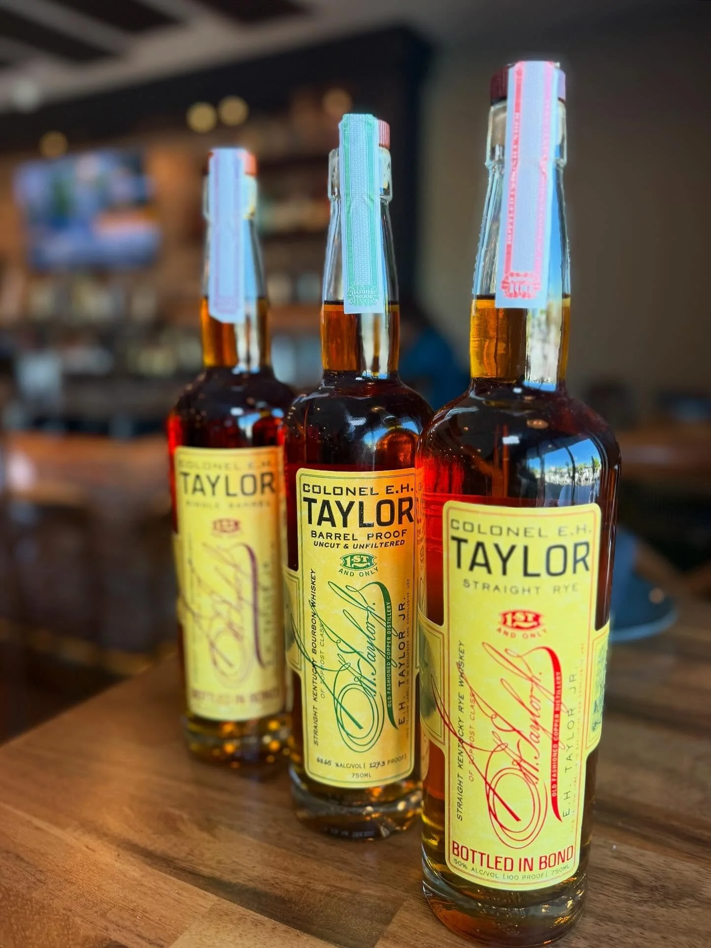 Bourbon lovers, we've got you covered!🥃✨ Colonel E.H. Taylor Bourbons are now available at Duo!